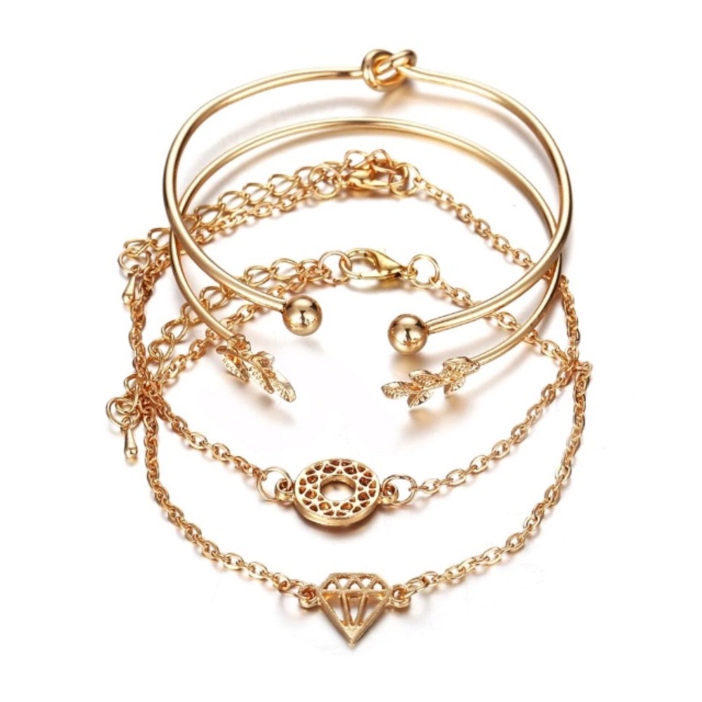 NEW!💙💎💛BUNDLE OF 4! 2 CUFFS + 2 BRACELETS💛💎💙 - Picture 7 of 8
